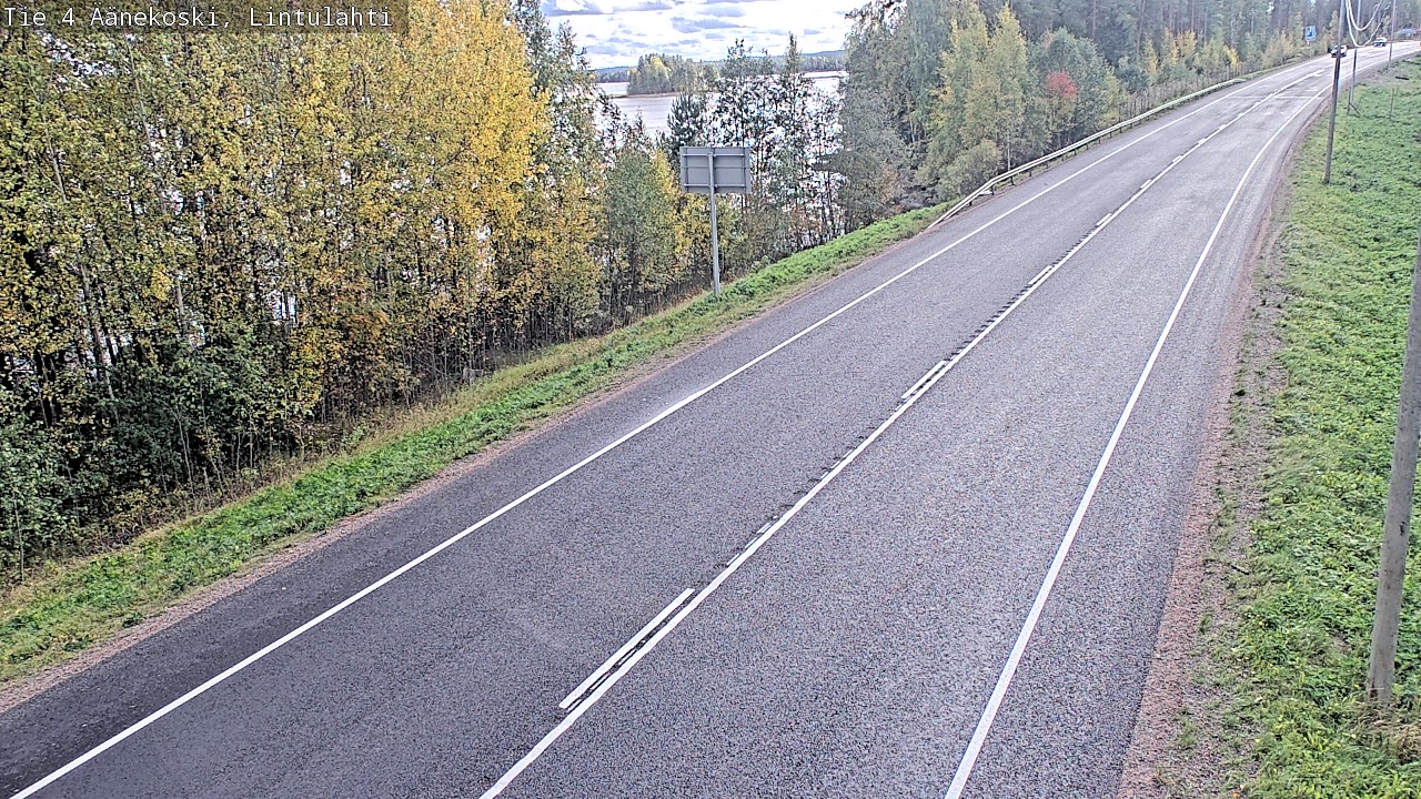 Weather Camera Image Road 4 Äänekoski, Lintulahti, Äänekoski, Keski-Suomi