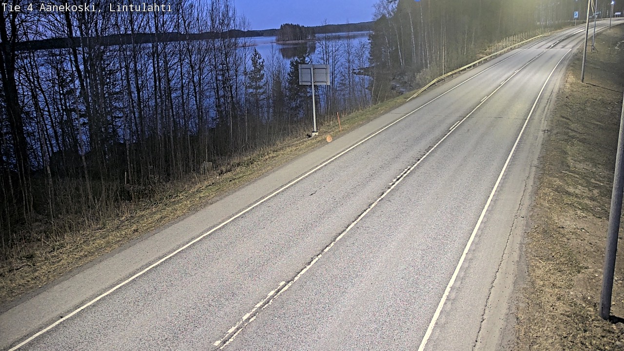 Weather Camera Image Väg 4 Äänekoski, Lintulahti, Äänekoski, Keski-Suomi