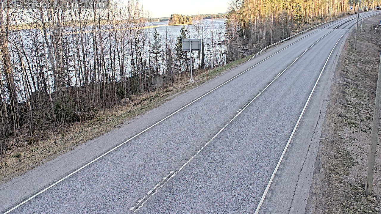 Weather Camera Image Väg 4 Äänekoski, Lintulahti, Äänekoski, Keski-Suomi