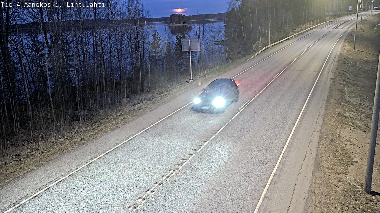 Weather Camera Image Väg 4 Äänekoski, Lintulahti, Äänekoski, Keski-Suomi