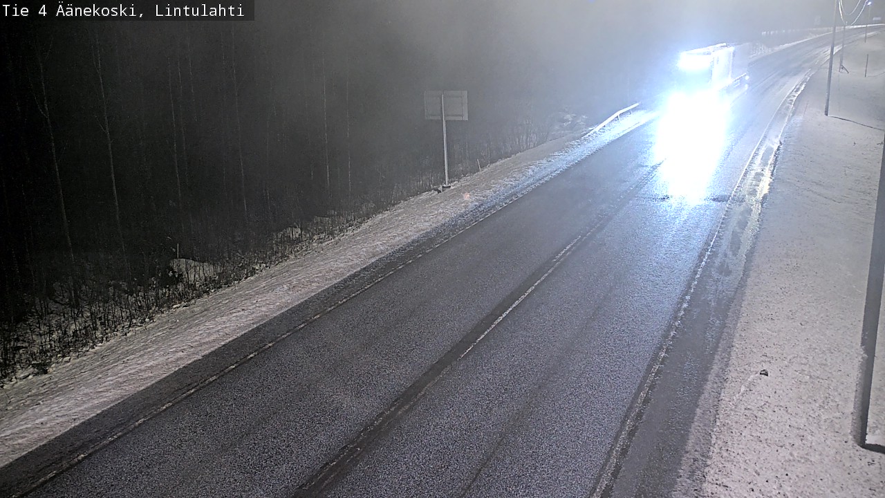 Weather Camera Image Väg 4 Äänekoski, Lintulahti, Äänekoski, Keski-Suomi