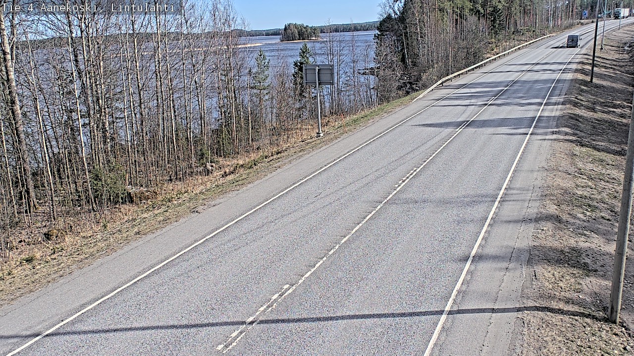 Weather Camera Image Väg 4 Äänekoski, Lintulahti, Äänekoski, Keski-Suomi