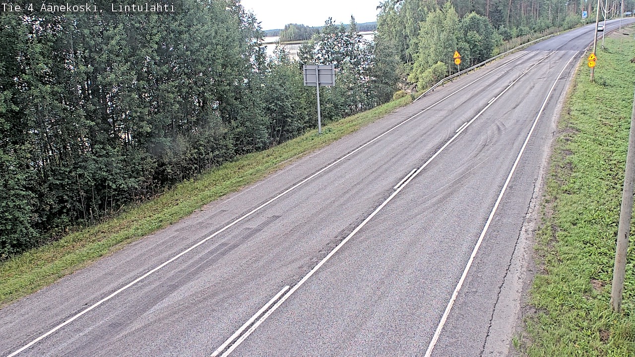 Weather Camera Image Road 4 Äänekoski, Lintulahti, Äänekoski, Keski-Suomi