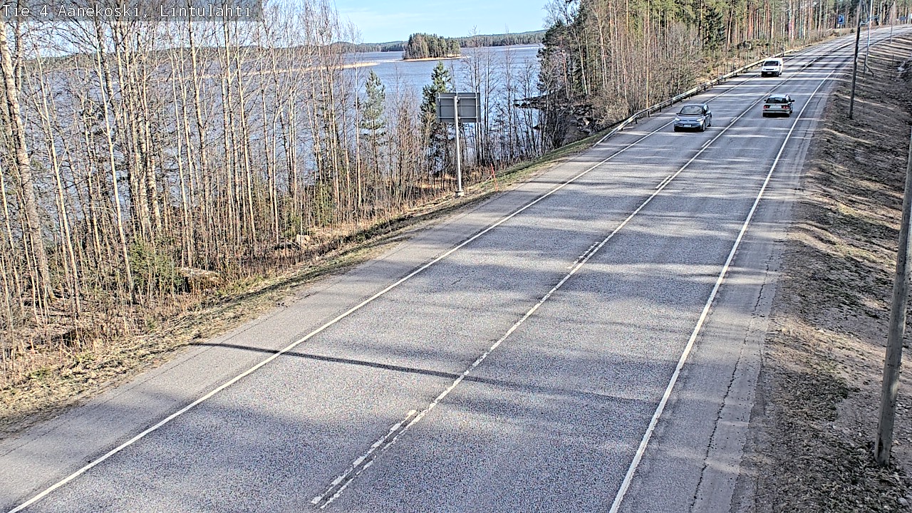 Weather Camera Image Väg 4 Äänekoski, Lintulahti, Äänekoski, Keski-Suomi