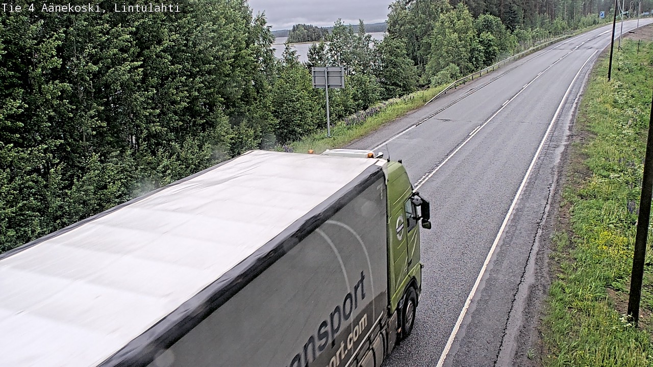 Weather Camera Image Väg 4 Äänekoski, Lintulahti, Äänekoski, Keski-Suomi
