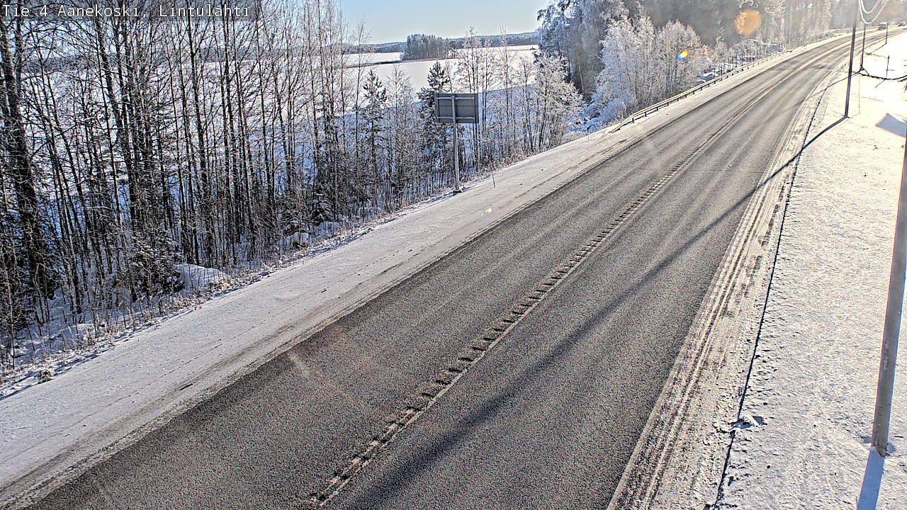 Weather Camera Image Road 4 Äänekoski, Lintulahti, Äänekoski, Keski-Suomi