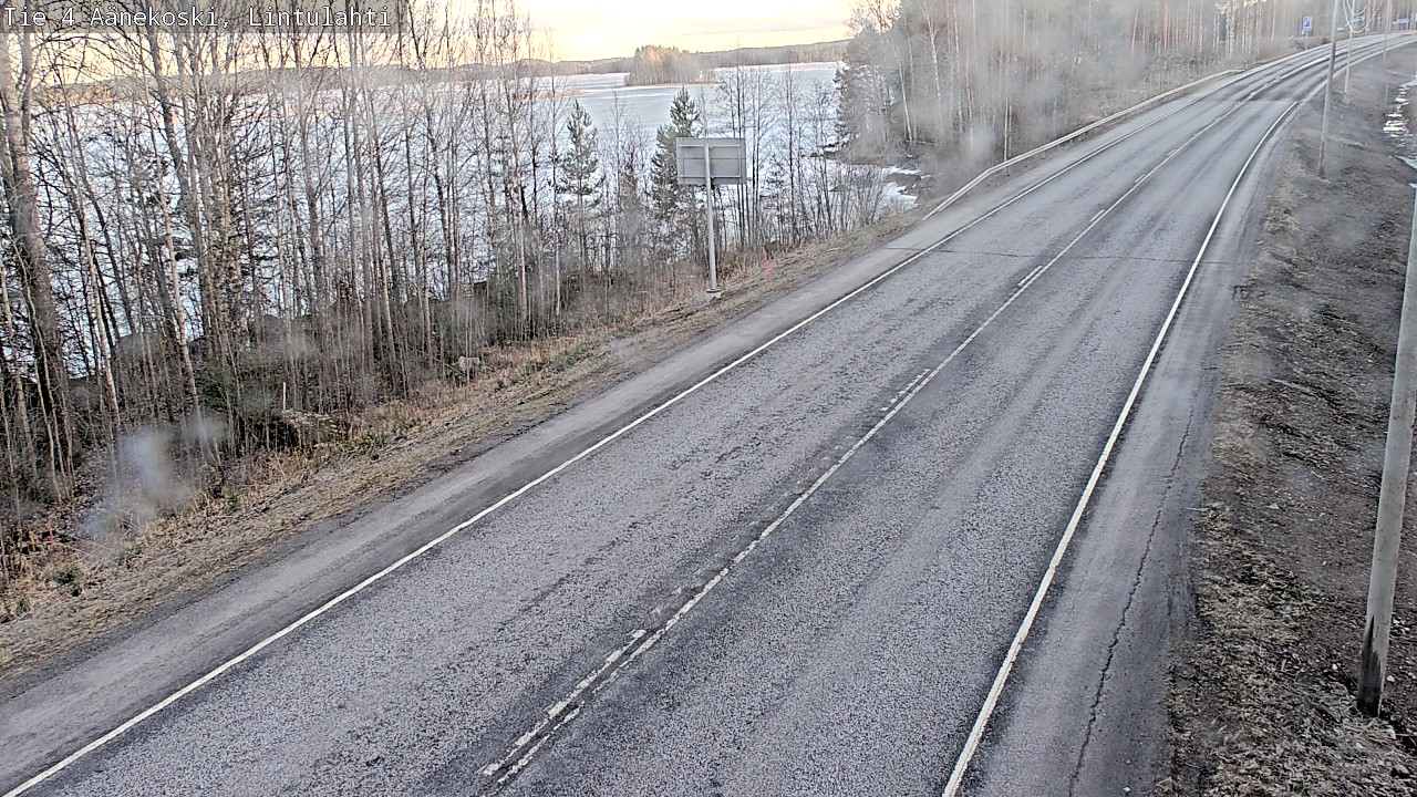 Weather Camera Image Road 4 Äänekoski, Lintulahti, Äänekoski, Keski-Suomi