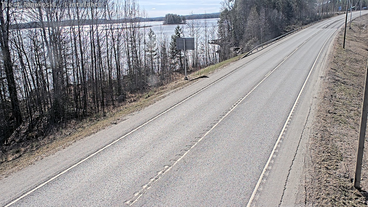 Weather Camera Image Väg 4 Äänekoski, Lintulahti, Äänekoski, Keski-Suomi