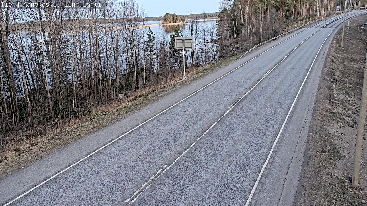 Weather Camera Image Väg 4 Äänekoski, Lintulahti, Äänekoski, Keski-Suomi