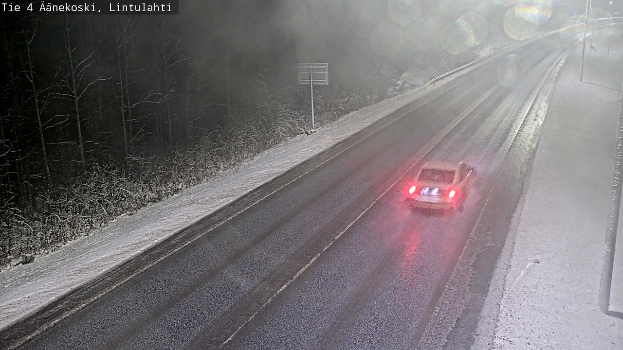 Weather Camera Image Väg 4 Äänekoski, Lintulahti, Äänekoski, Keski-Suomi