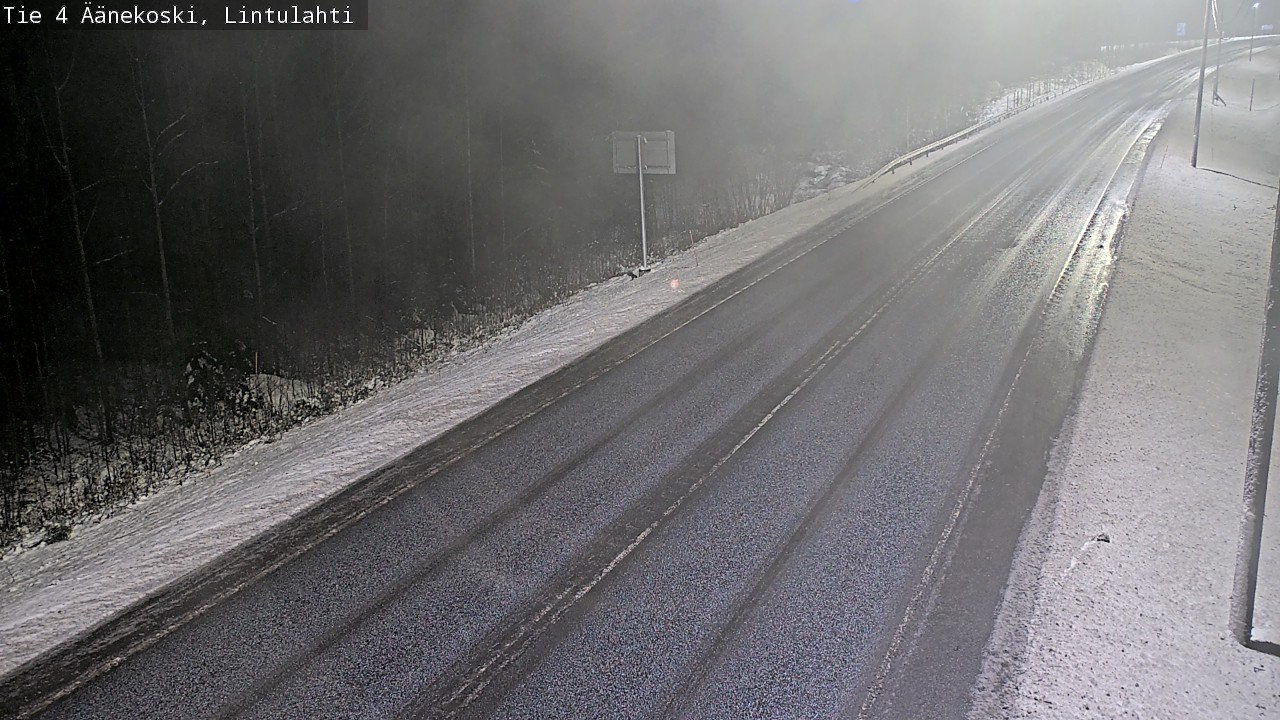 Weather Camera Image Väg 4 Äänekoski, Lintulahti, Äänekoski, Keski-Suomi