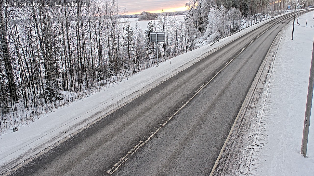 Weather Camera Image Road 4 Äänekoski, Lintulahti, Äänekoski, Keski-Suomi