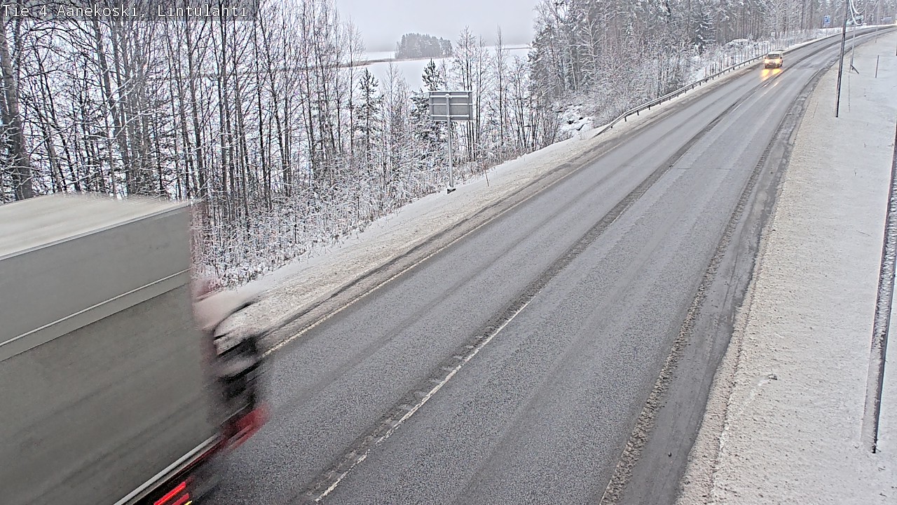 Weather Camera Image Väg 4 Äänekoski, Lintulahti, Äänekoski, Keski-Suomi