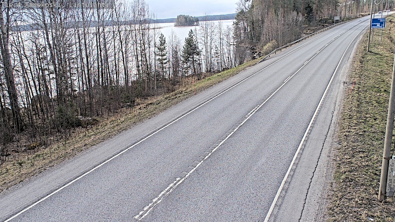Weather Camera Image Road 4 Äänekoski, Lintulahti, Äänekoski, Keski-Suomi