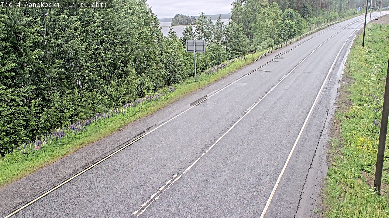 Weather Camera Image Väg 4 Äänekoski, Lintulahti, Äänekoski, Keski-Suomi