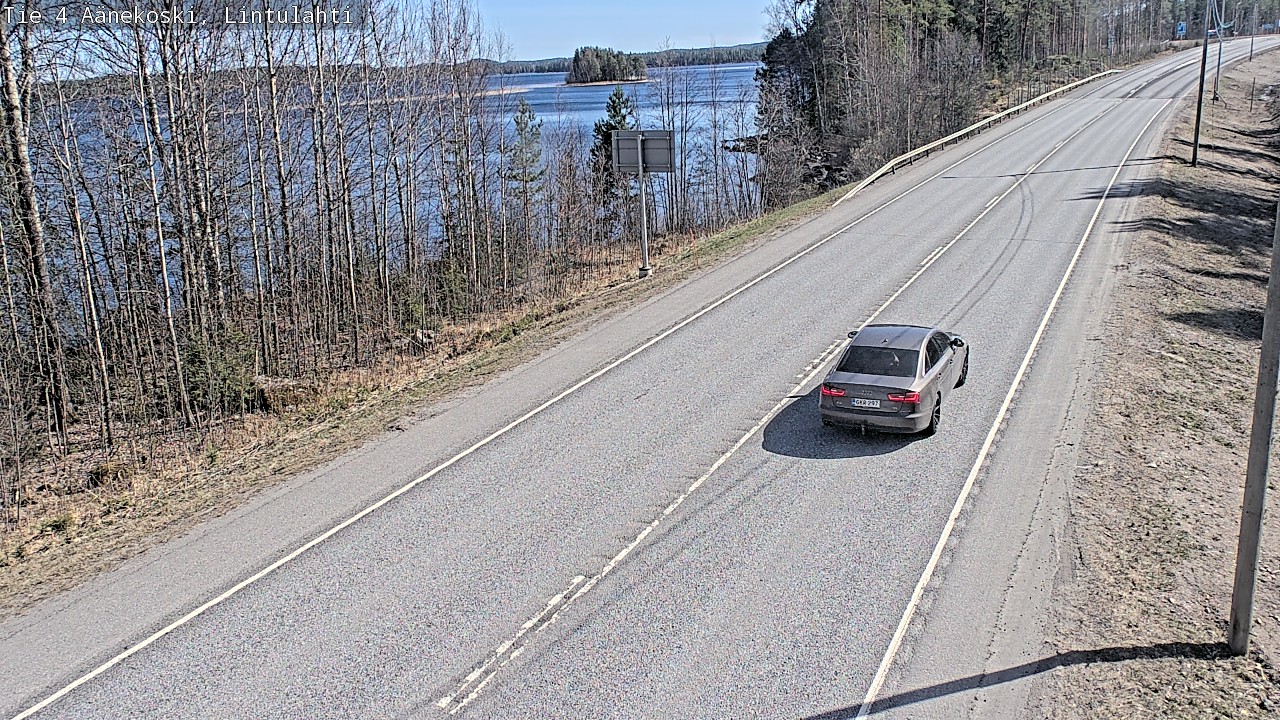 Weather Camera Image Väg 4 Äänekoski, Lintulahti, Äänekoski, Keski-Suomi