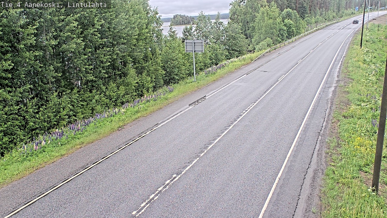 Weather Camera Image Väg 4 Äänekoski, Lintulahti, Äänekoski, Keski-Suomi