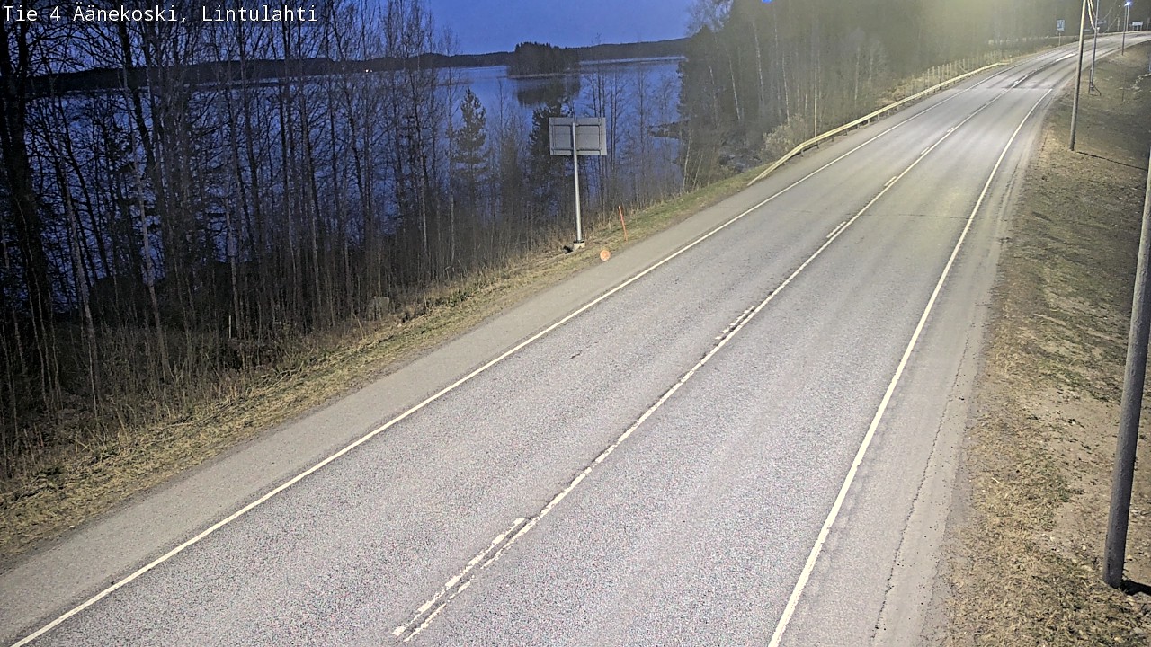 Weather Camera Image Road 4 Äänekoski, Lintulahti, Äänekoski, Keski-Suomi