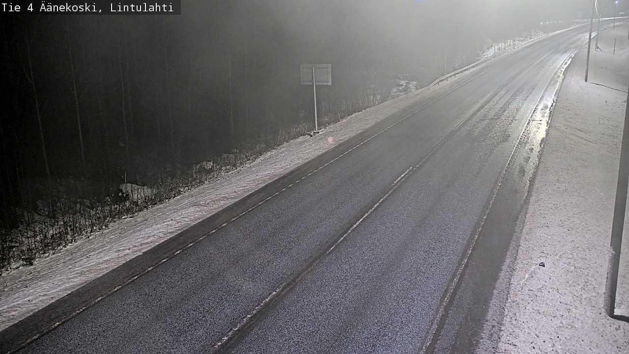 Weather Camera Image Väg 4 Äänekoski, Lintulahti, Äänekoski, Keski-Suomi