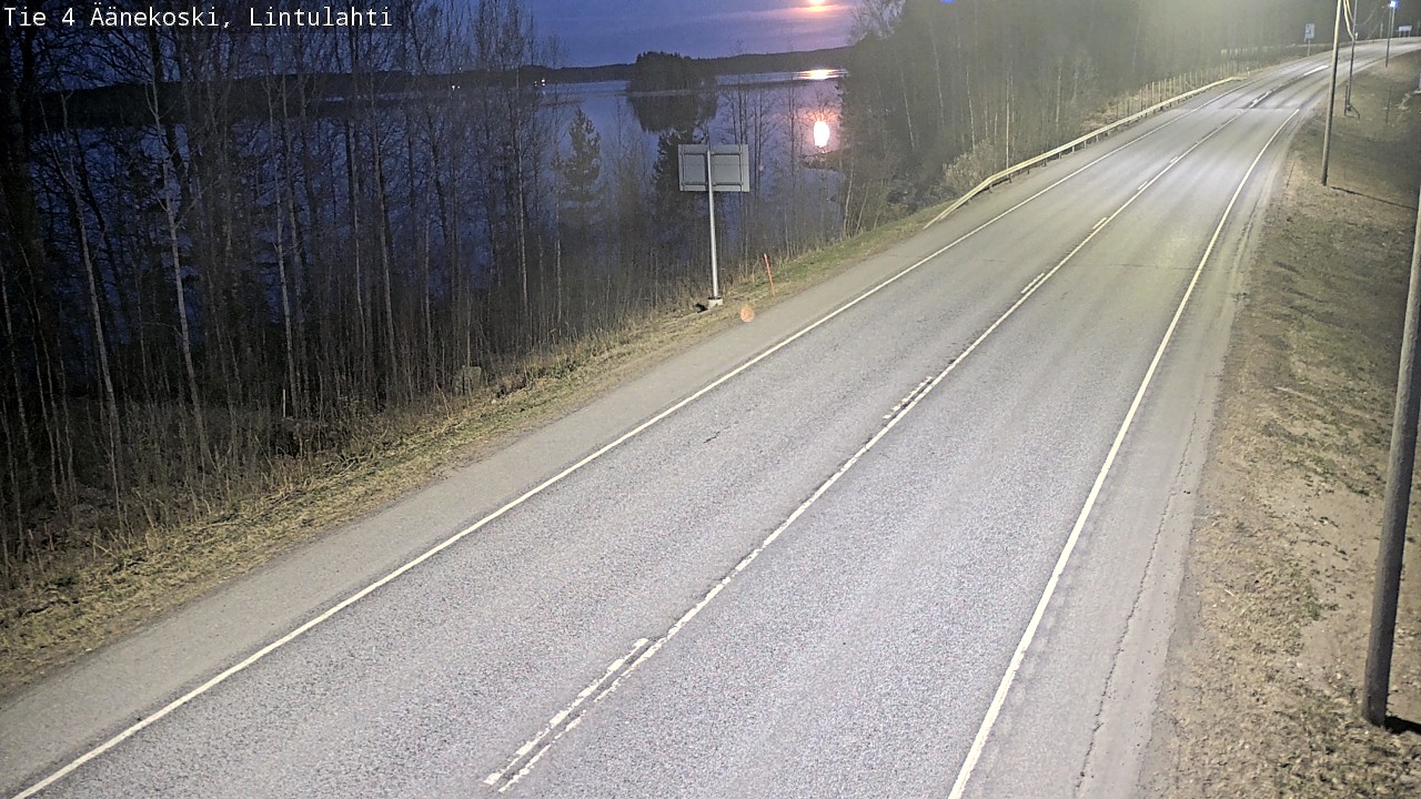 Weather Camera Image Väg 4 Äänekoski, Lintulahti, Äänekoski, Keski-Suomi
