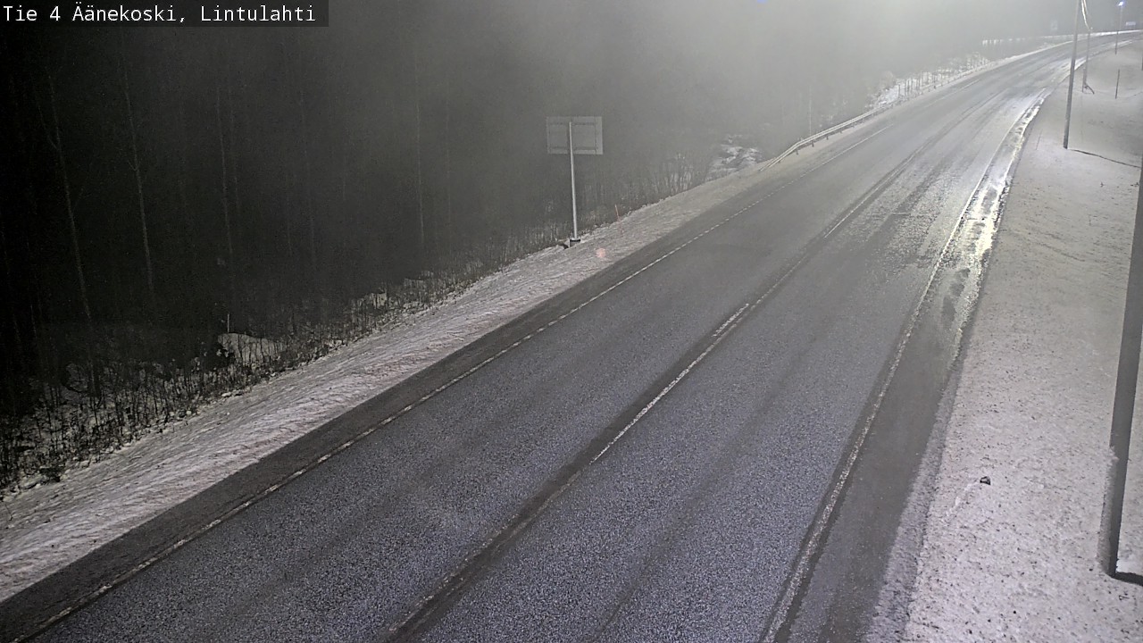 Weather Camera Image Väg 4 Äänekoski, Lintulahti, Äänekoski, Keski-Suomi