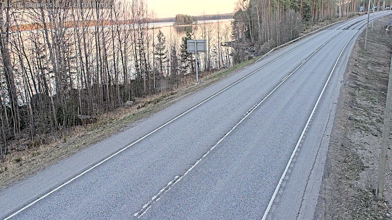 Weather Camera Image Väg 4 Äänekoski, Lintulahti, Äänekoski, Keski-Suomi