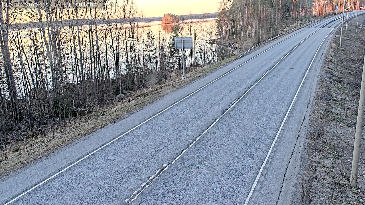 Weather Camera Image Väg 4 Äänekoski, Lintulahti, Äänekoski, Keski-Suomi