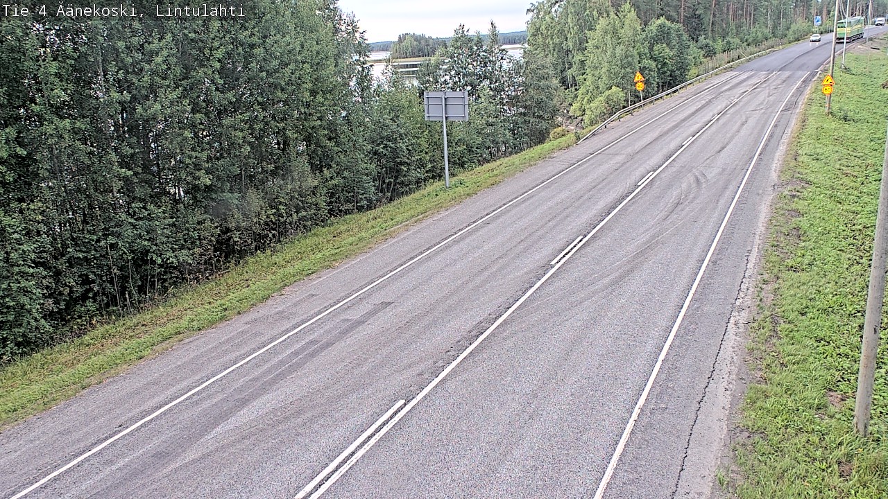 Weather Camera Image Road 4 Äänekoski, Lintulahti, Äänekoski, Keski-Suomi