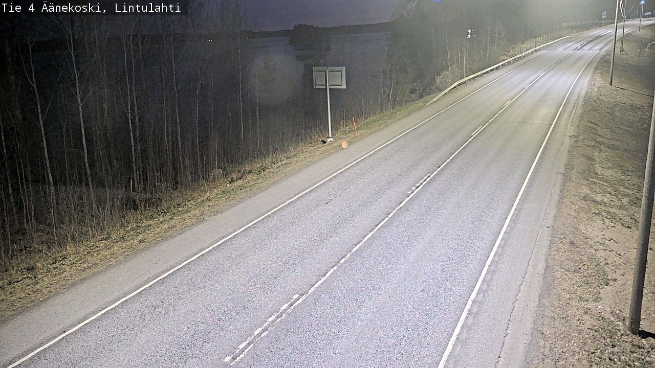 Weather Camera Image Väg 4 Äänekoski, Lintulahti, Äänekoski, Keski-Suomi
