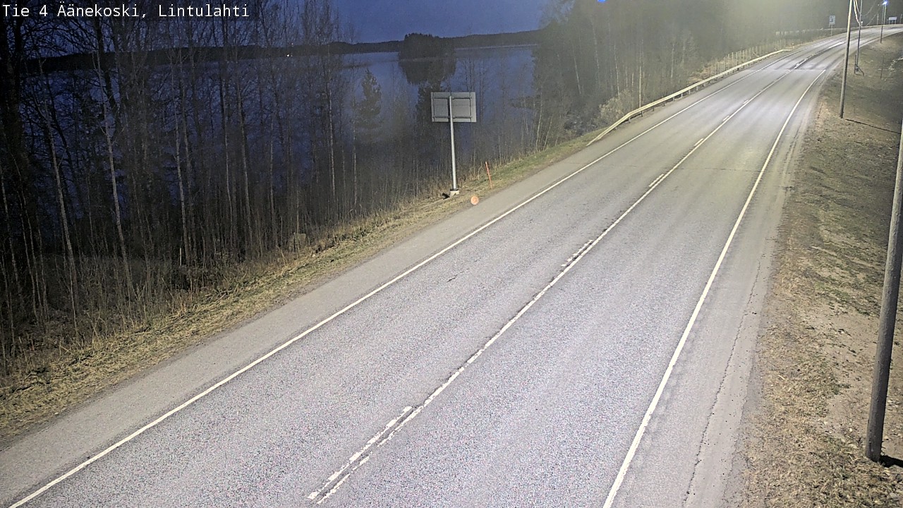 Weather Camera Image Road 4 Äänekoski, Lintulahti, Äänekoski, Keski-Suomi