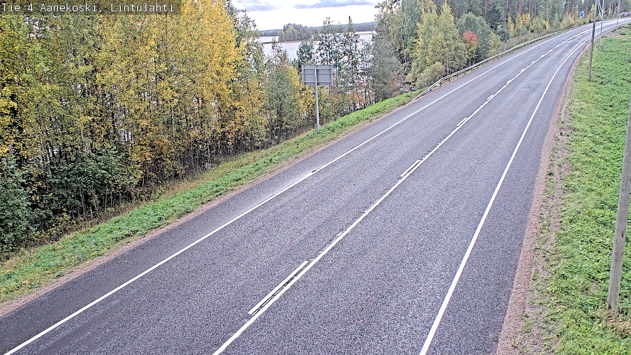 Weather Camera Image Road 4 Äänekoski, Lintulahti, Äänekoski, Keski-Suomi
