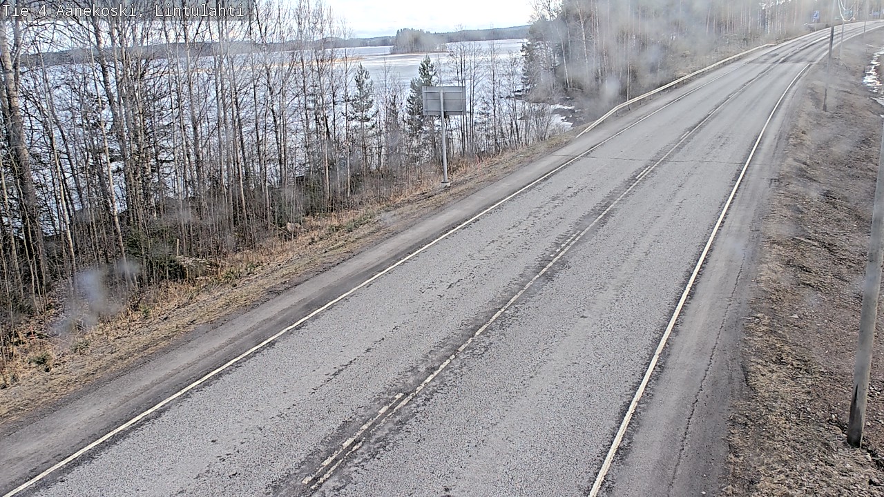 Weather Camera Image Road 4 Äänekoski, Lintulahti, Äänekoski, Keski-Suomi
