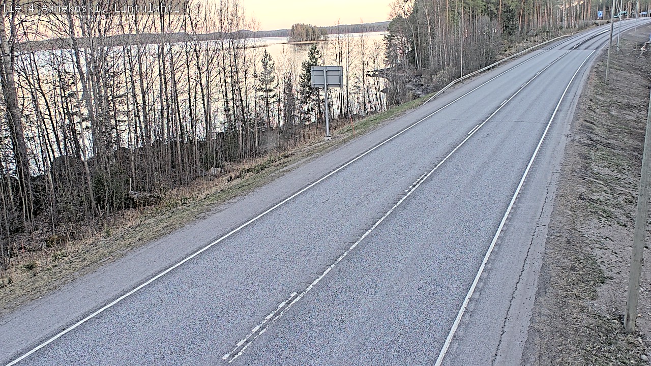 Weather Camera Image Väg 4 Äänekoski, Lintulahti, Äänekoski, Keski-Suomi