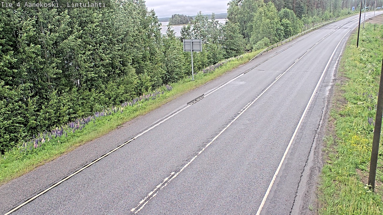 Weather Camera Image Väg 4 Äänekoski, Lintulahti, Äänekoski, Keski-Suomi