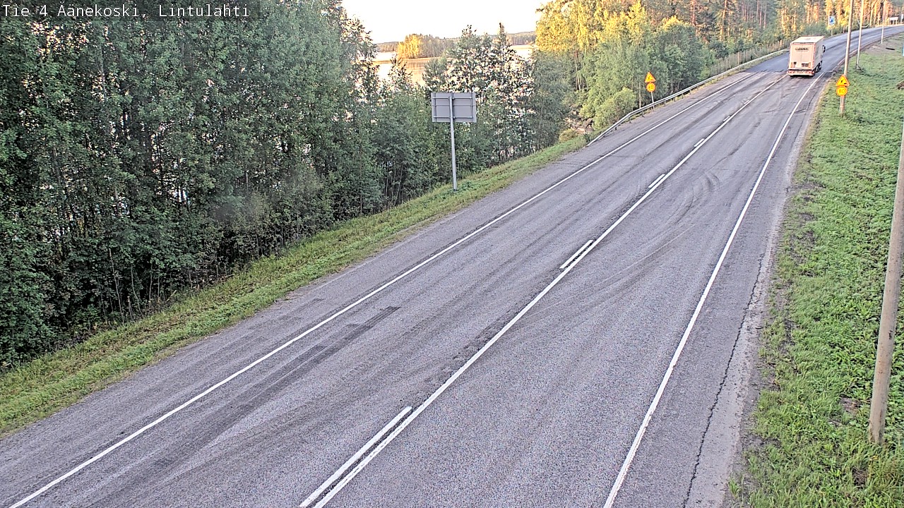 Weather Camera Image Road 4 Äänekoski, Lintulahti, Äänekoski, Keski-Suomi