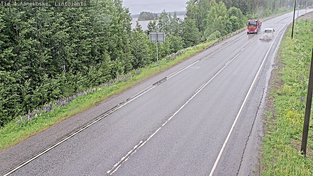 Weather Camera Image Väg 4 Äänekoski, Lintulahti, Äänekoski, Keski-Suomi