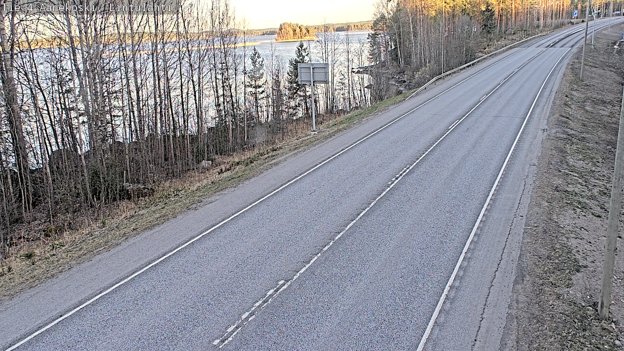 Weather Camera Image Väg 4 Äänekoski, Lintulahti, Äänekoski, Keski-Suomi