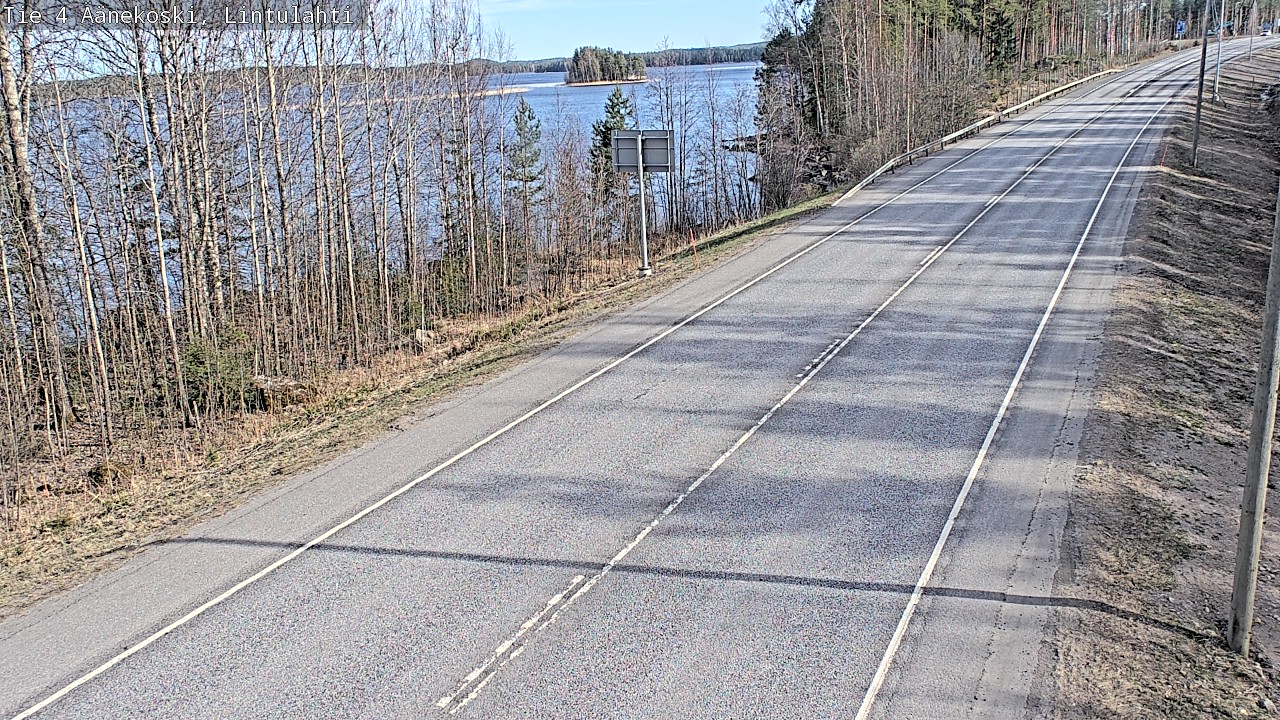 Weather Camera Image Väg 4 Äänekoski, Lintulahti, Äänekoski, Keski-Suomi