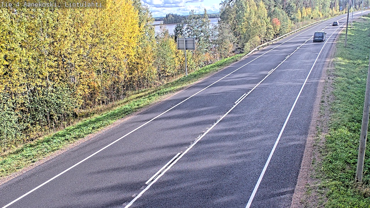 Weather Camera Image Road 4 Äänekoski, Lintulahti, Äänekoski, Keski-Suomi