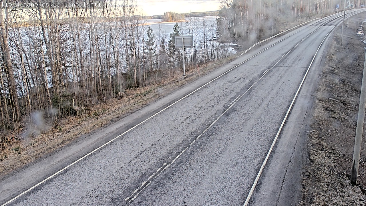 Weather Camera Image Road 4 Äänekoski, Lintulahti, Äänekoski, Keski-Suomi