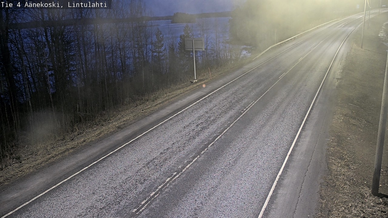 Weather Camera Image Road 4 Äänekoski, Lintulahti, Äänekoski, Keski-Suomi