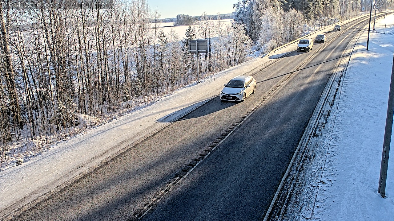 Weather Camera Image Road 4 Äänekoski, Lintulahti, Äänekoski, Keski-Suomi
