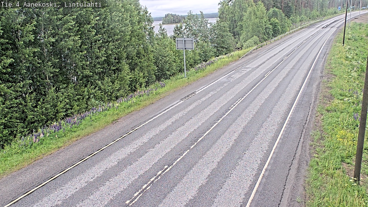 Weather Camera Image Väg 4 Äänekoski, Lintulahti, Äänekoski, Keski-Suomi