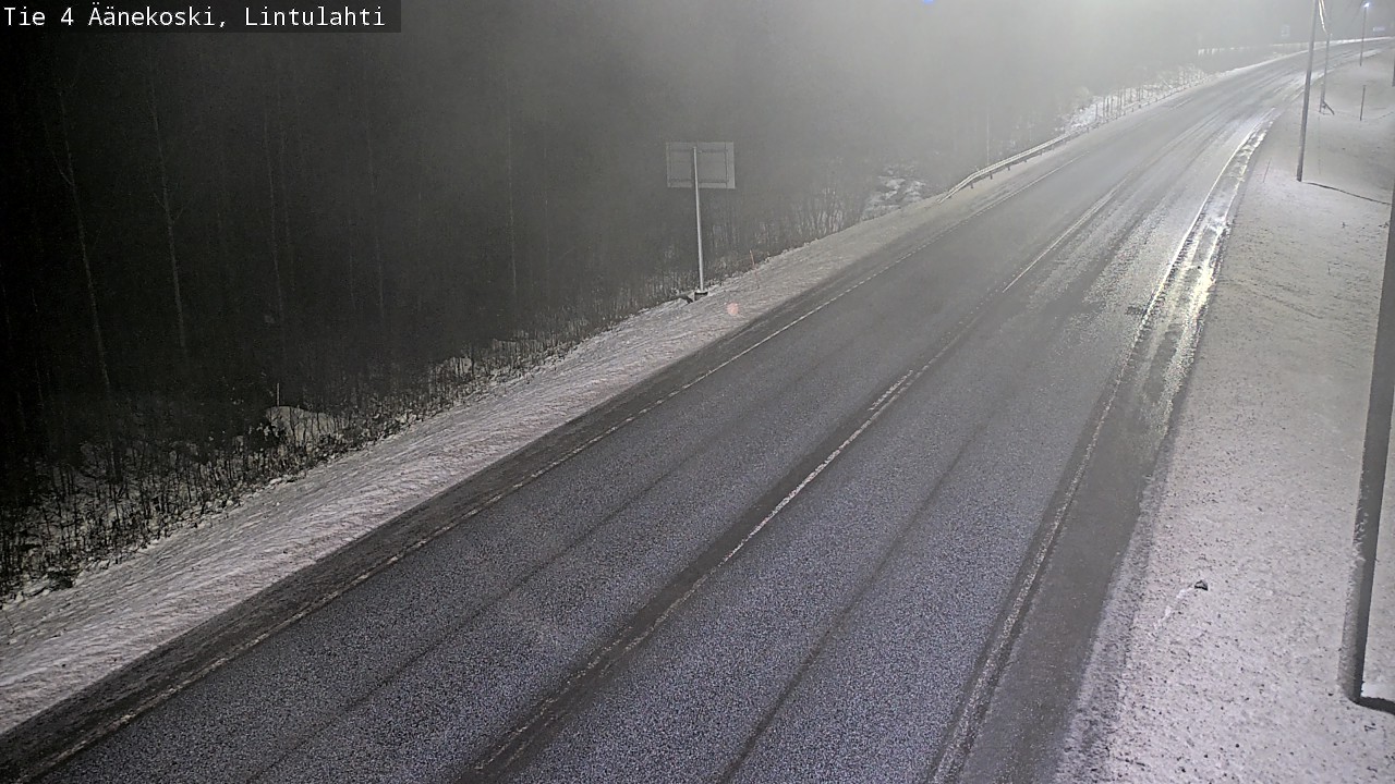 Weather Camera Image Väg 4 Äänekoski, Lintulahti, Äänekoski, Keski-Suomi