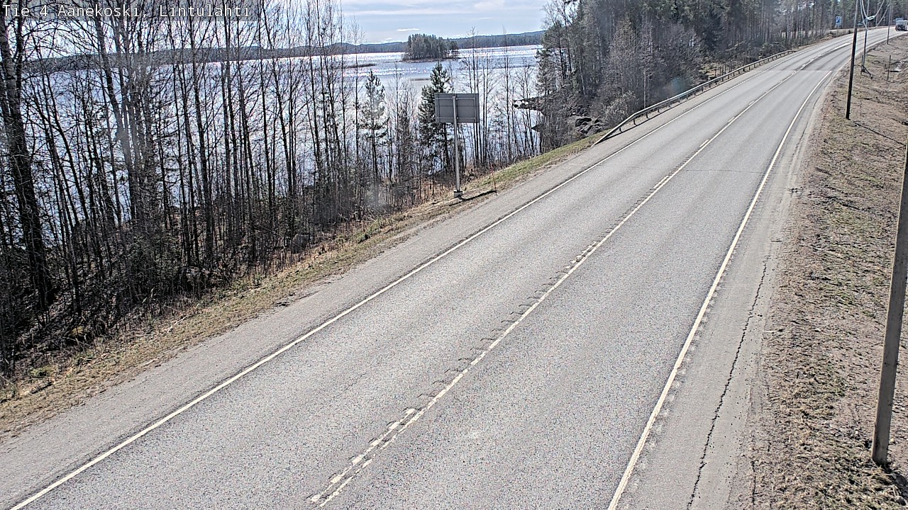Weather Camera Image Väg 4 Äänekoski, Lintulahti, Äänekoski, Keski-Suomi