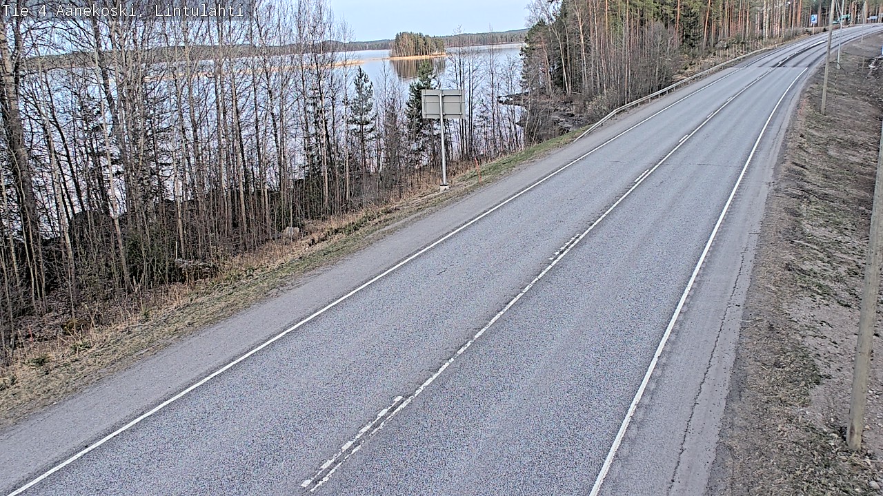 Weather Camera Image Väg 4 Äänekoski, Lintulahti, Äänekoski, Keski-Suomi