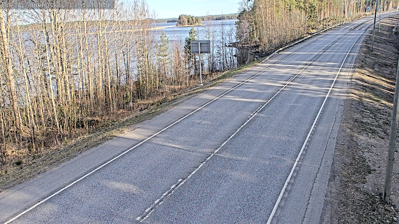 Weather Camera Image Väg 4 Äänekoski, Lintulahti, Äänekoski, Keski-Suomi