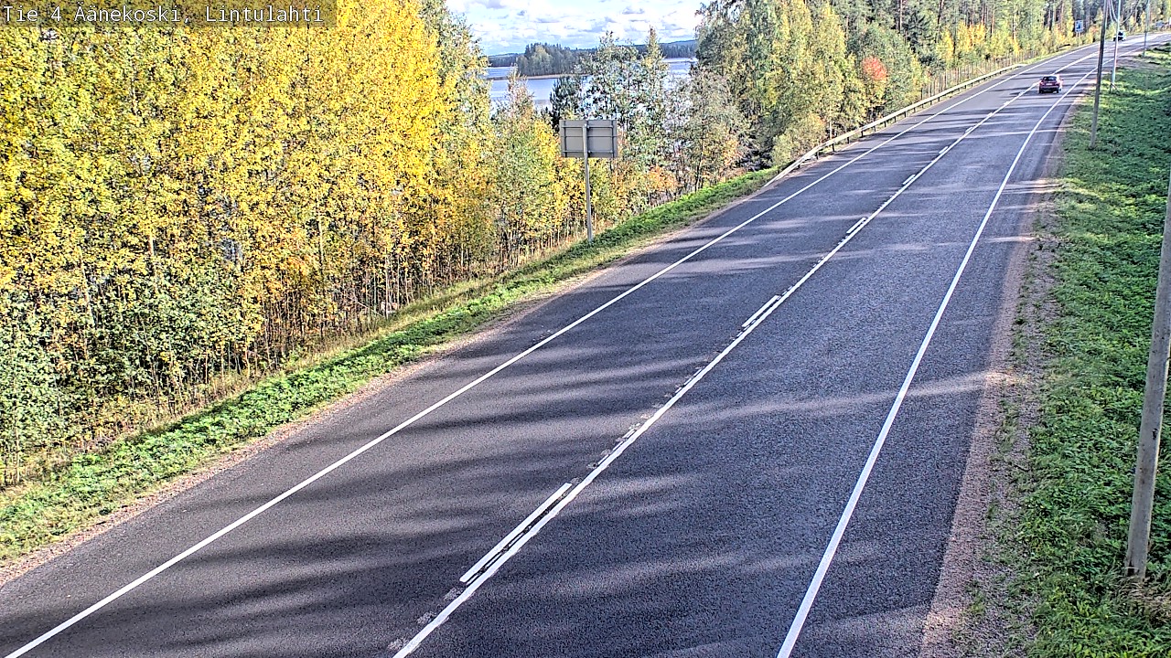 Weather Camera Image Road 4 Äänekoski, Lintulahti, Äänekoski, Keski-Suomi