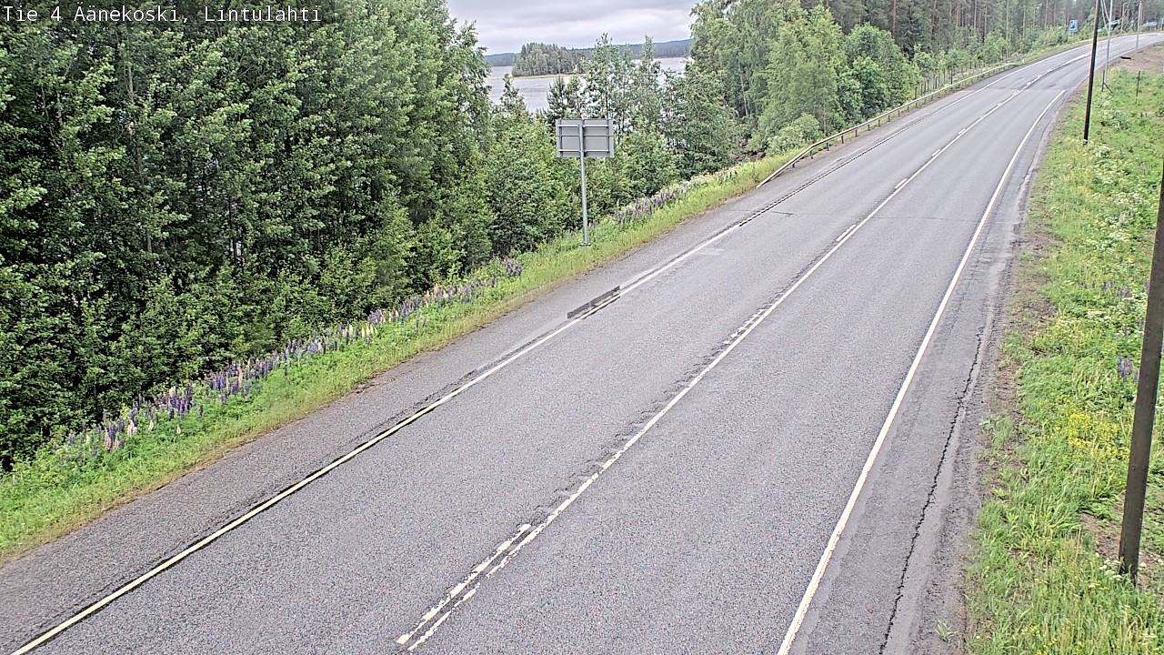 Weather Camera Image Väg 4 Äänekoski, Lintulahti, Äänekoski, Keski-Suomi