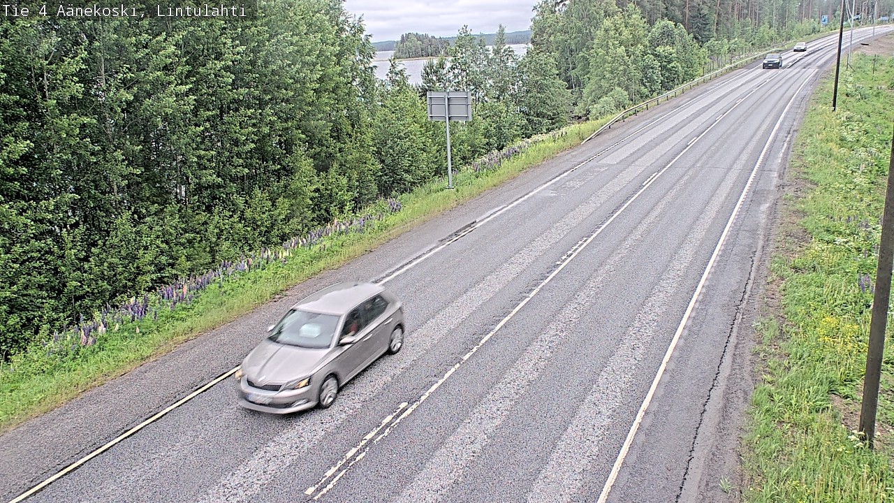 Weather Camera Image Väg 4 Äänekoski, Lintulahti, Äänekoski, Keski-Suomi